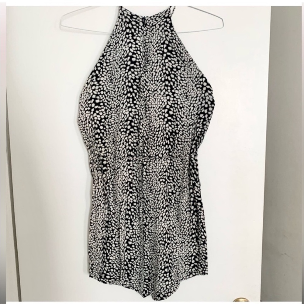 ZIMMERMANN Halter Slip Mini Dress Printed Handkerchief Hem Size 2.